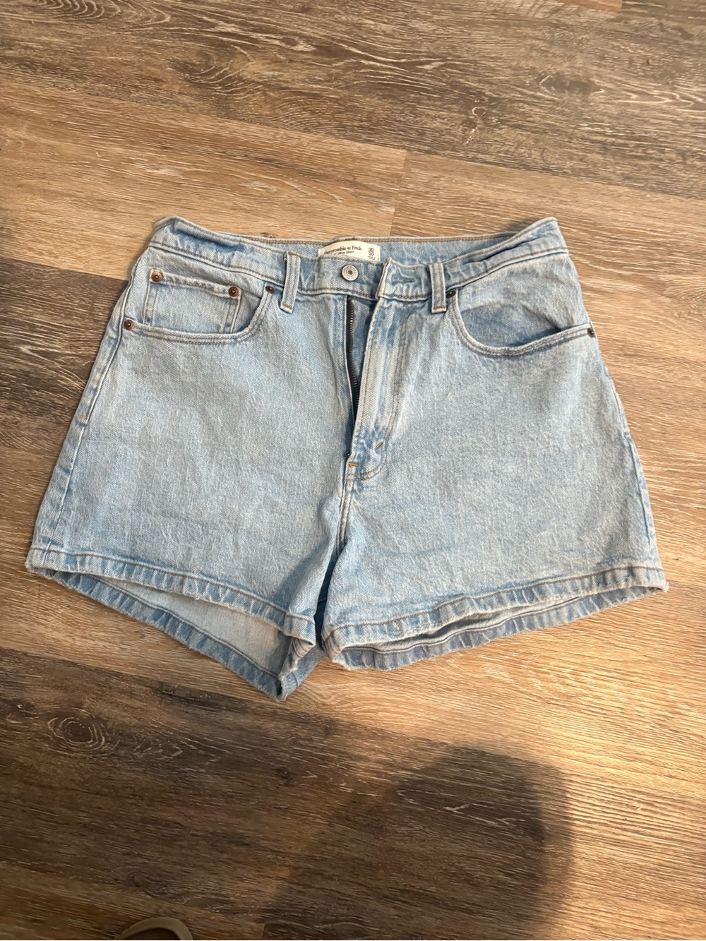 Abercrombie & Fitch Light Blue Denim Shorts